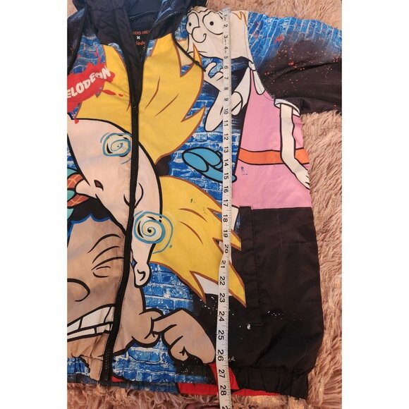 Members Only Nickelodeon Hey Arnold Mens Jacket Large - Picture 5 of 7